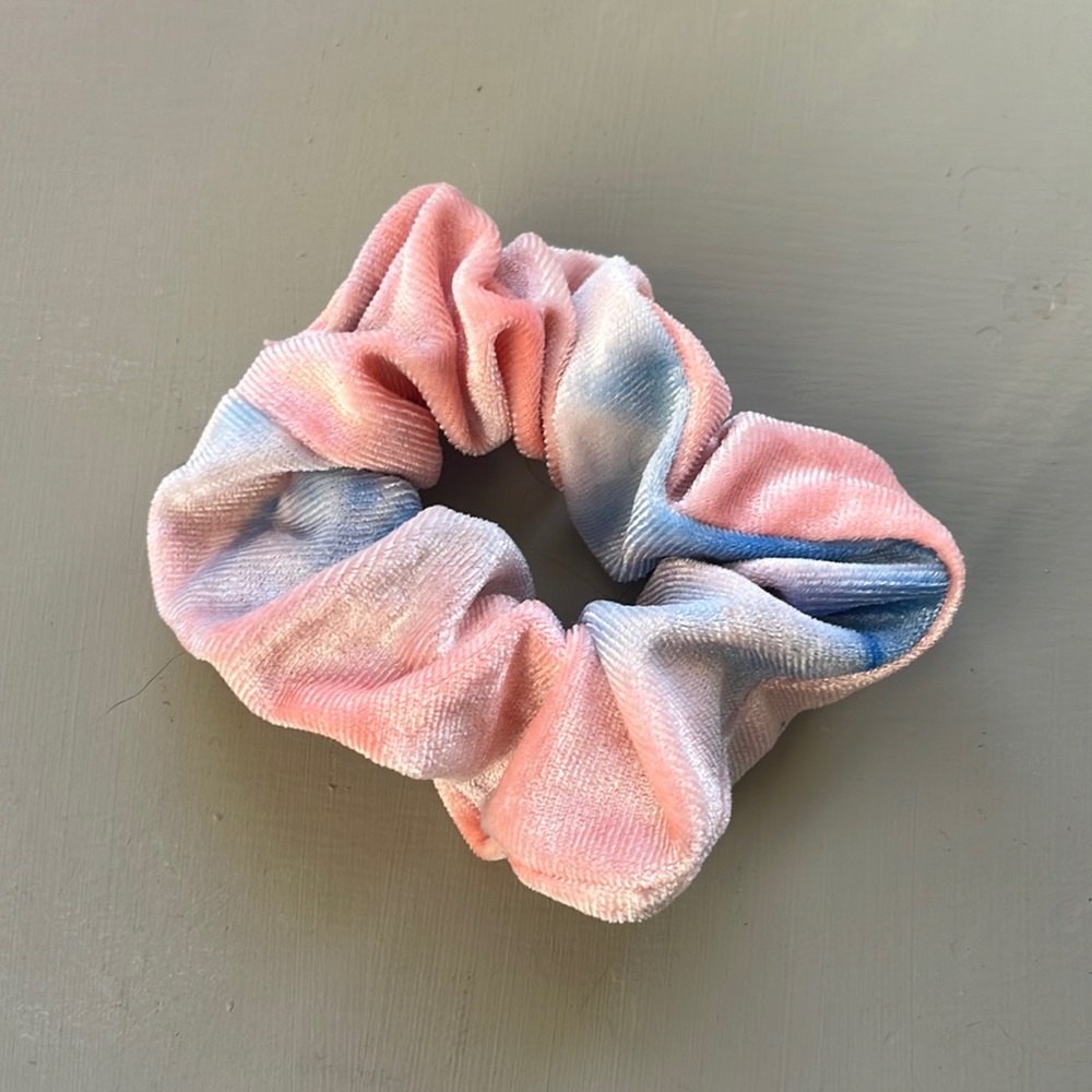 Free with Purchase- tie dye velvet scrunchie